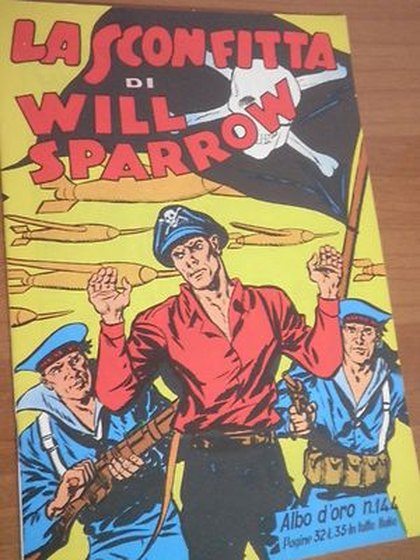 La sconfitta di Will Sparrow, Albo d'Oro n. 144, copertina di Kurt Caesar