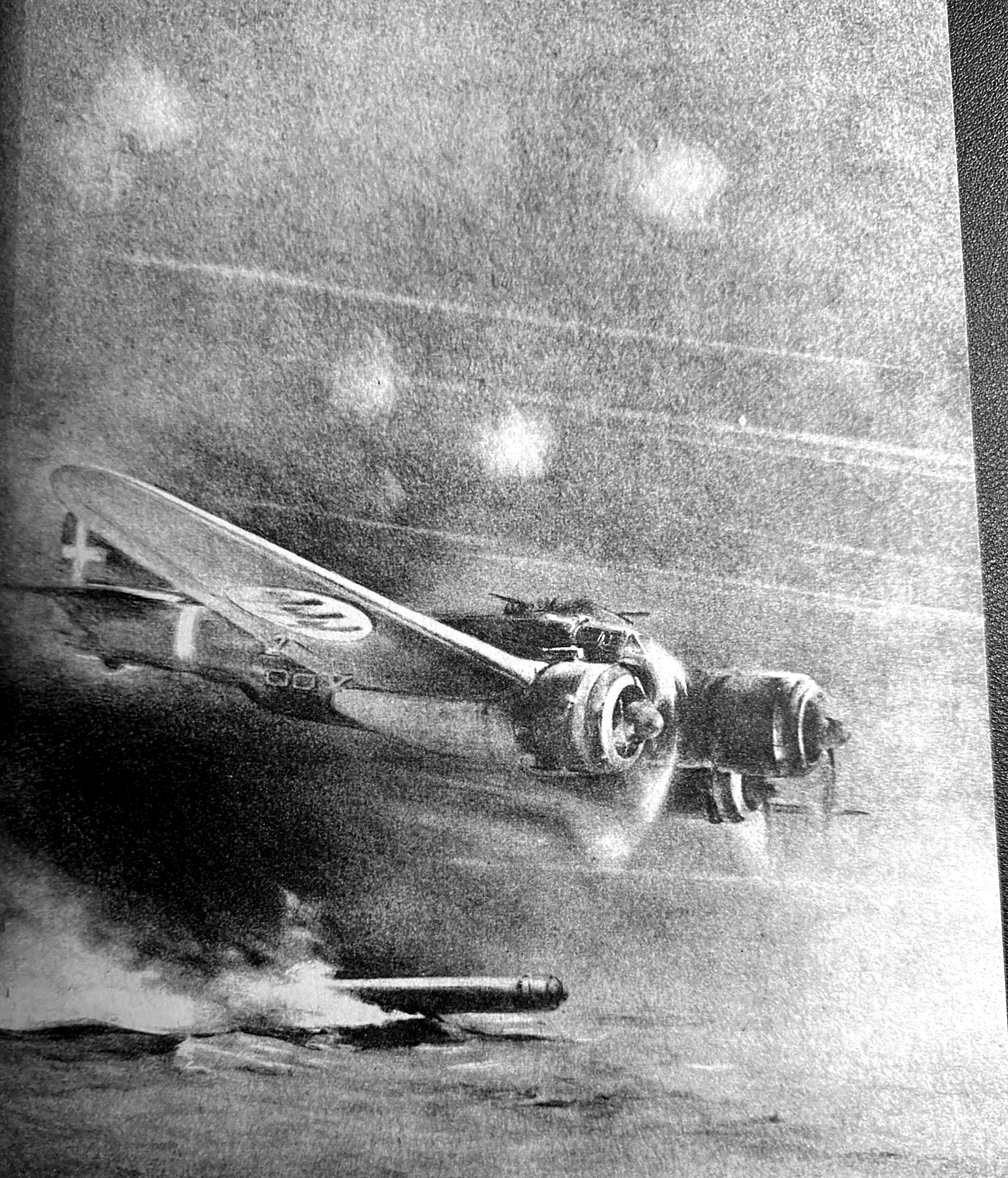 Aerosilurante italiano Savoia all'attacco di un convoglio nemico